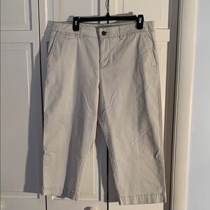 Sonoma Life+Style Original Fit Capris - Light Tan